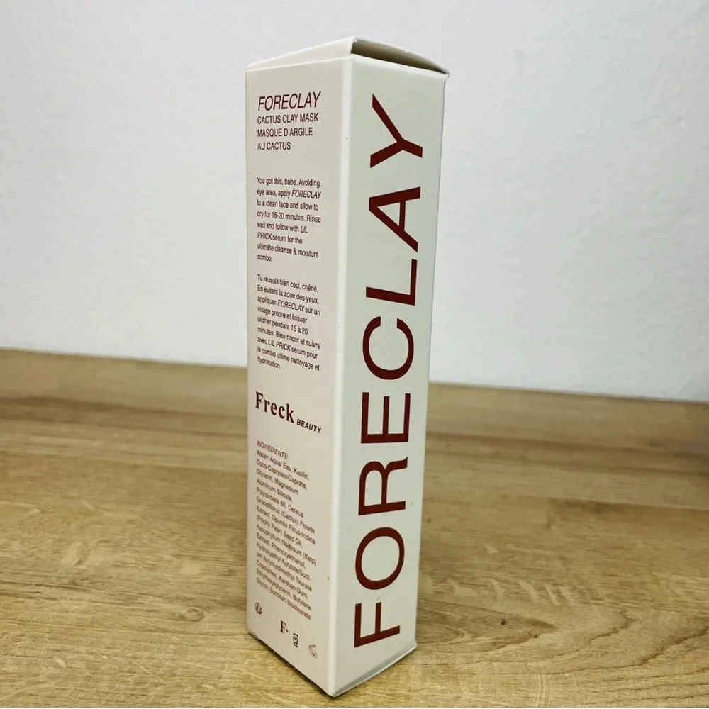 Freck Beauty FORECLAY Cactus Clay Mask 2.6 oz - Picture 3 of 6